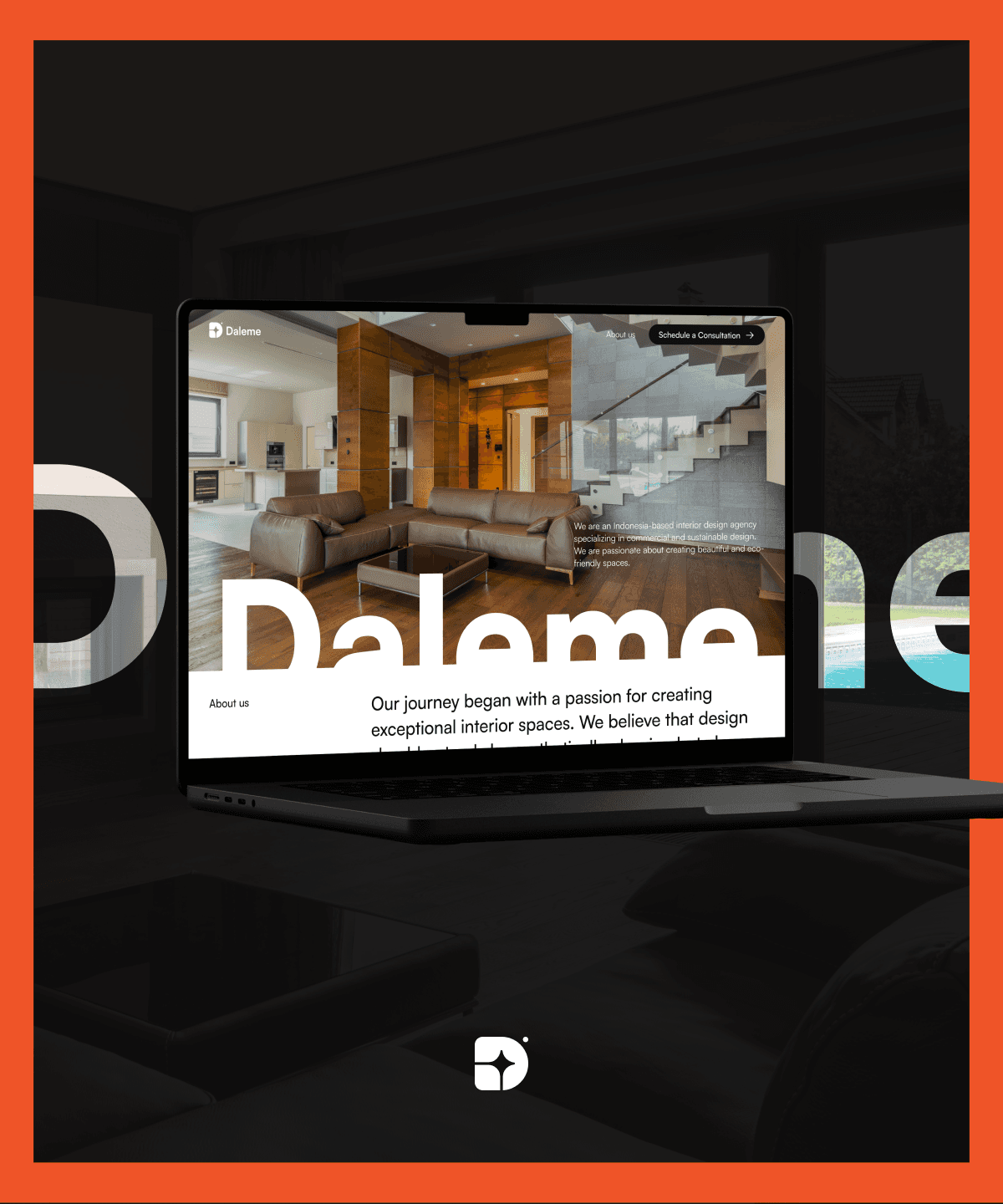 Screenshot 1 for DalemeInterior, a Framer Marketplace template by Rudityas Wahyu.