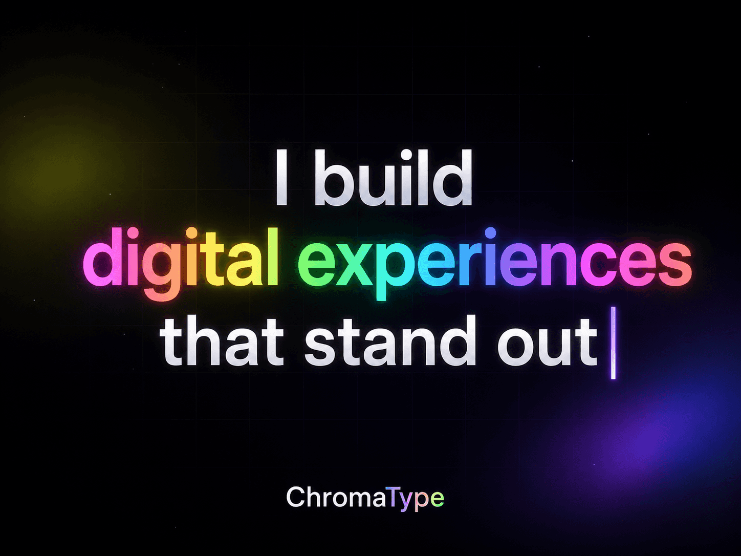 ChromaType Text
