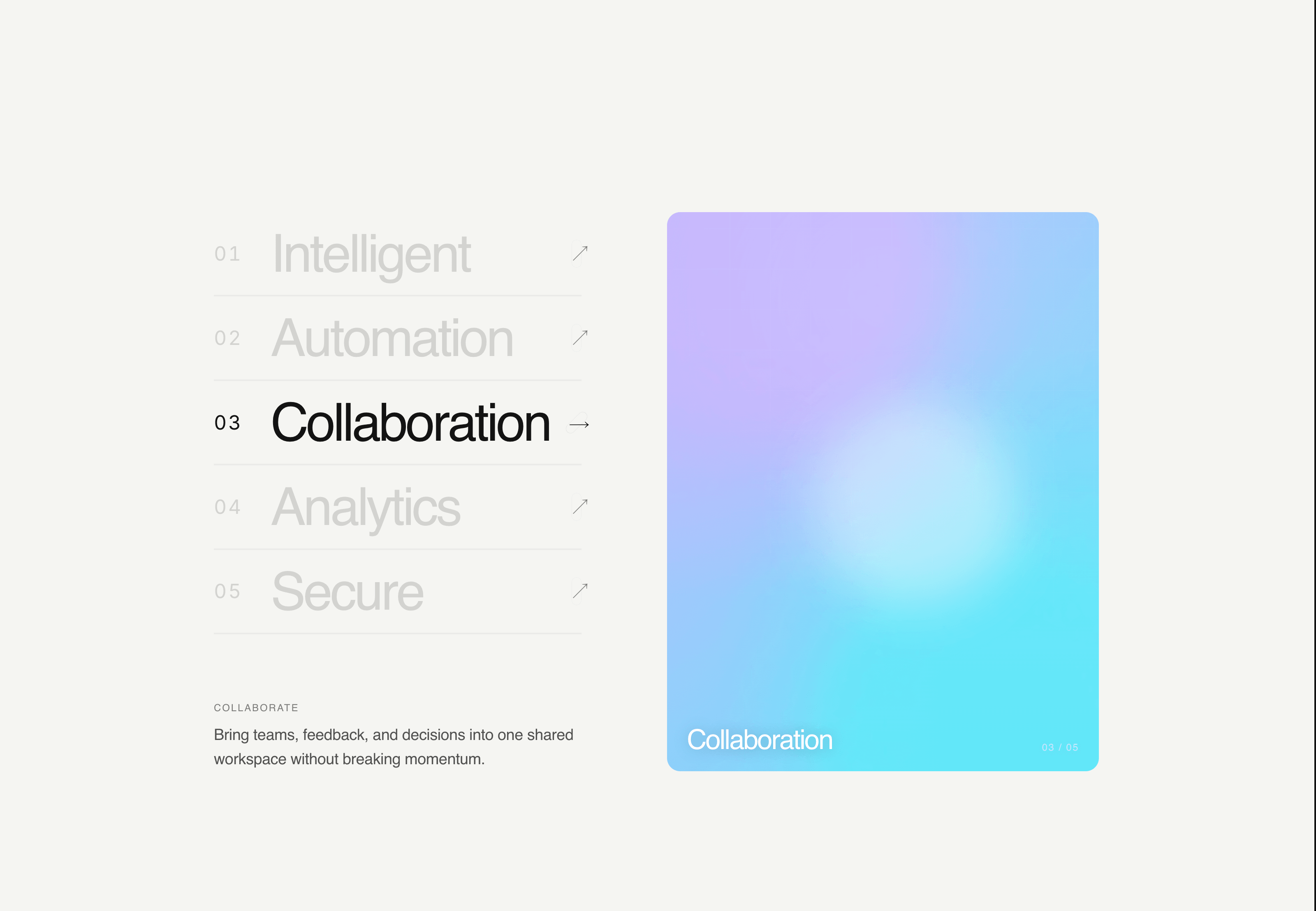Feature Interactive