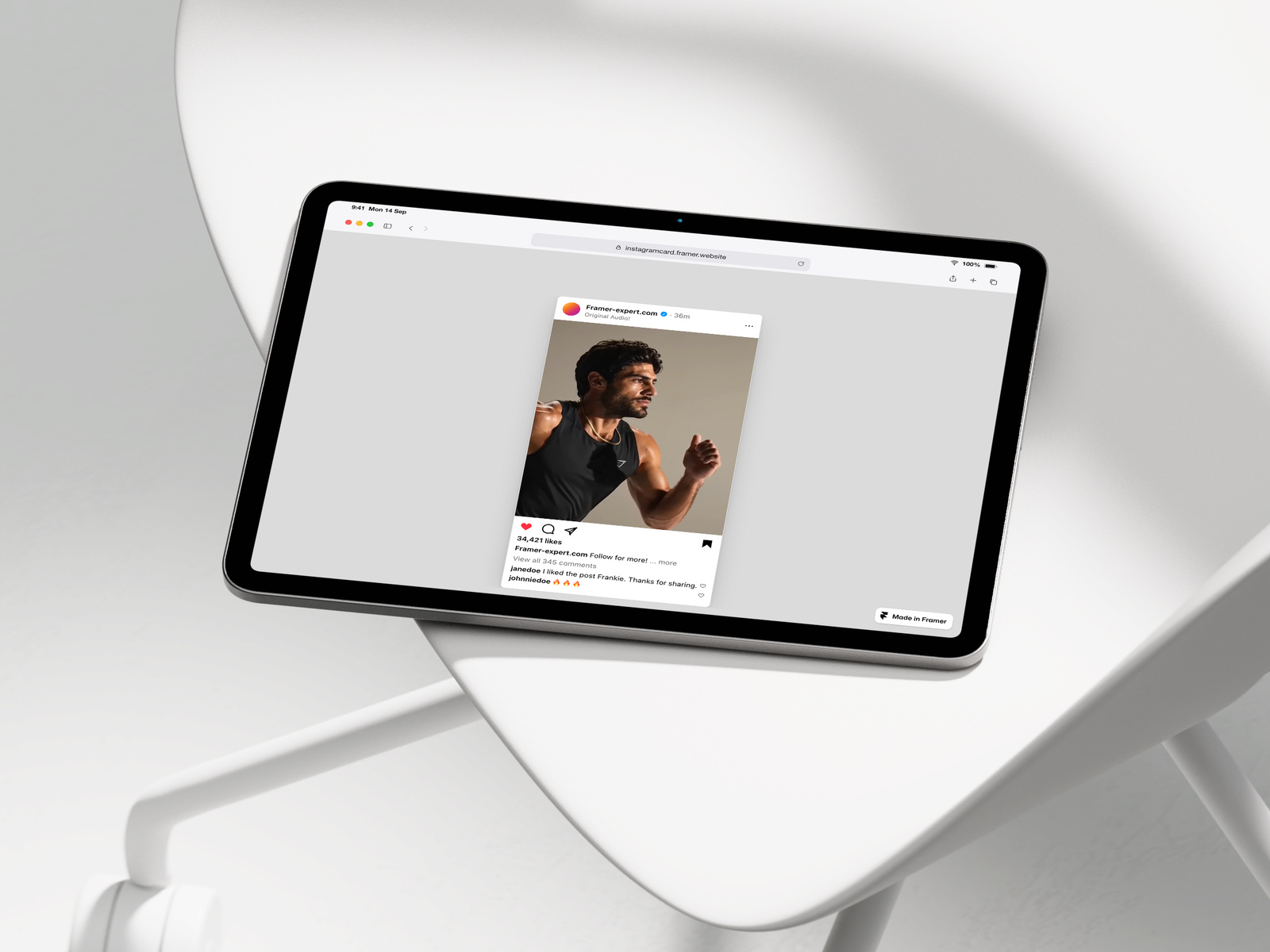 Instagram Video Card