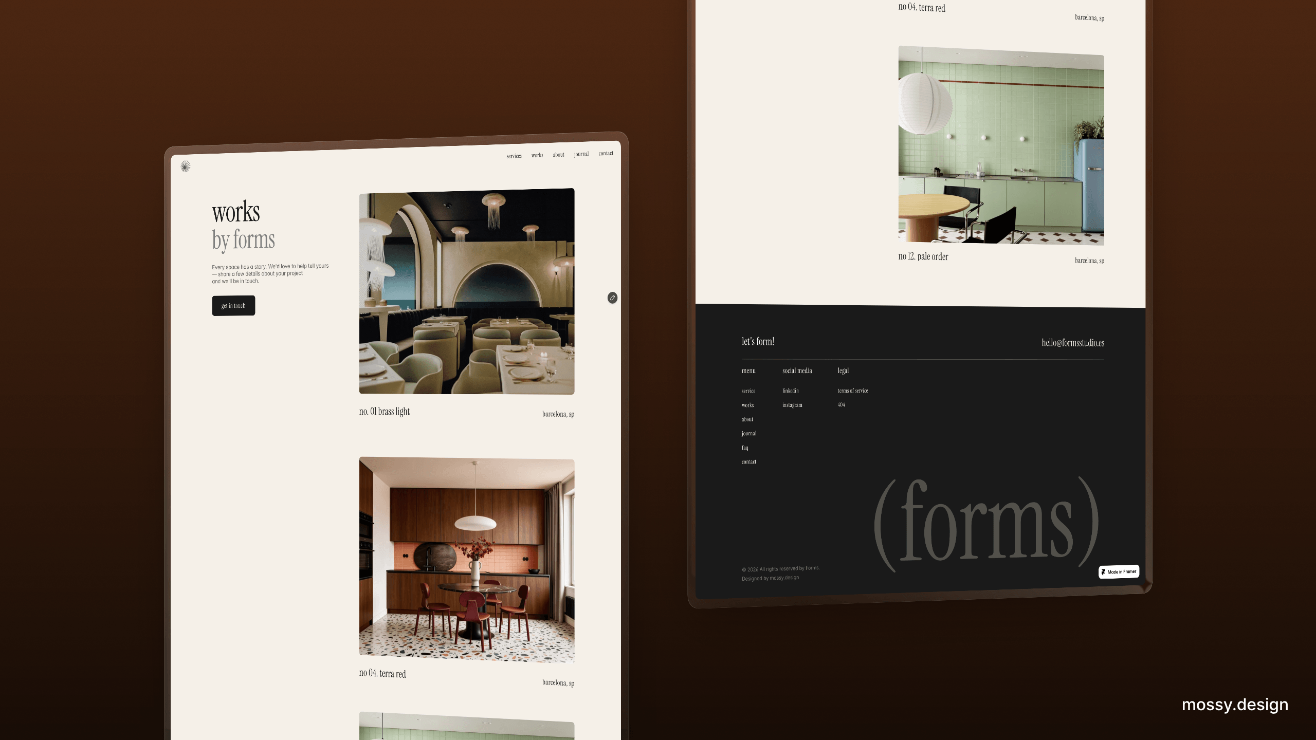 Forms - Interiors