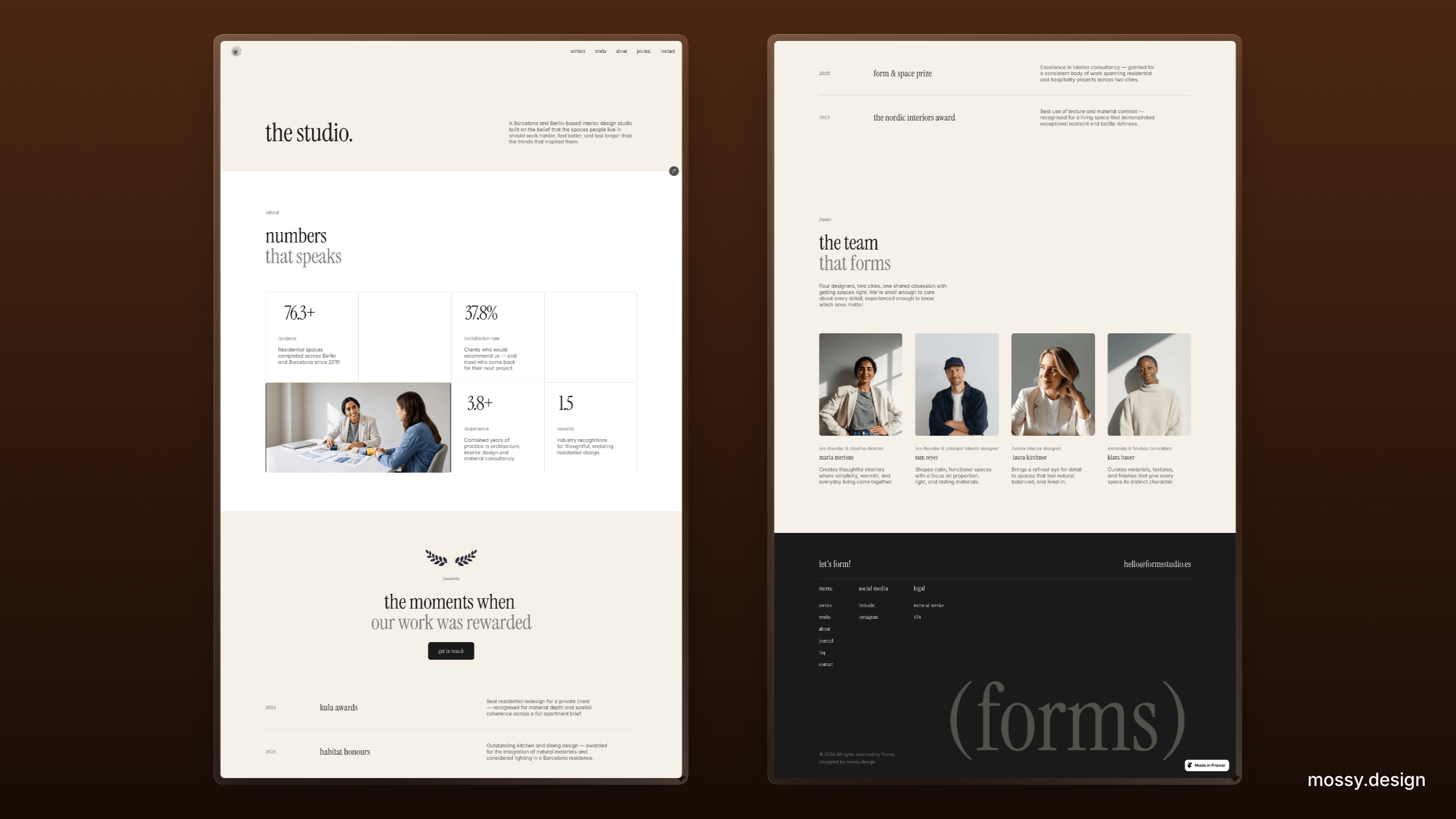 Forms - Interiors
