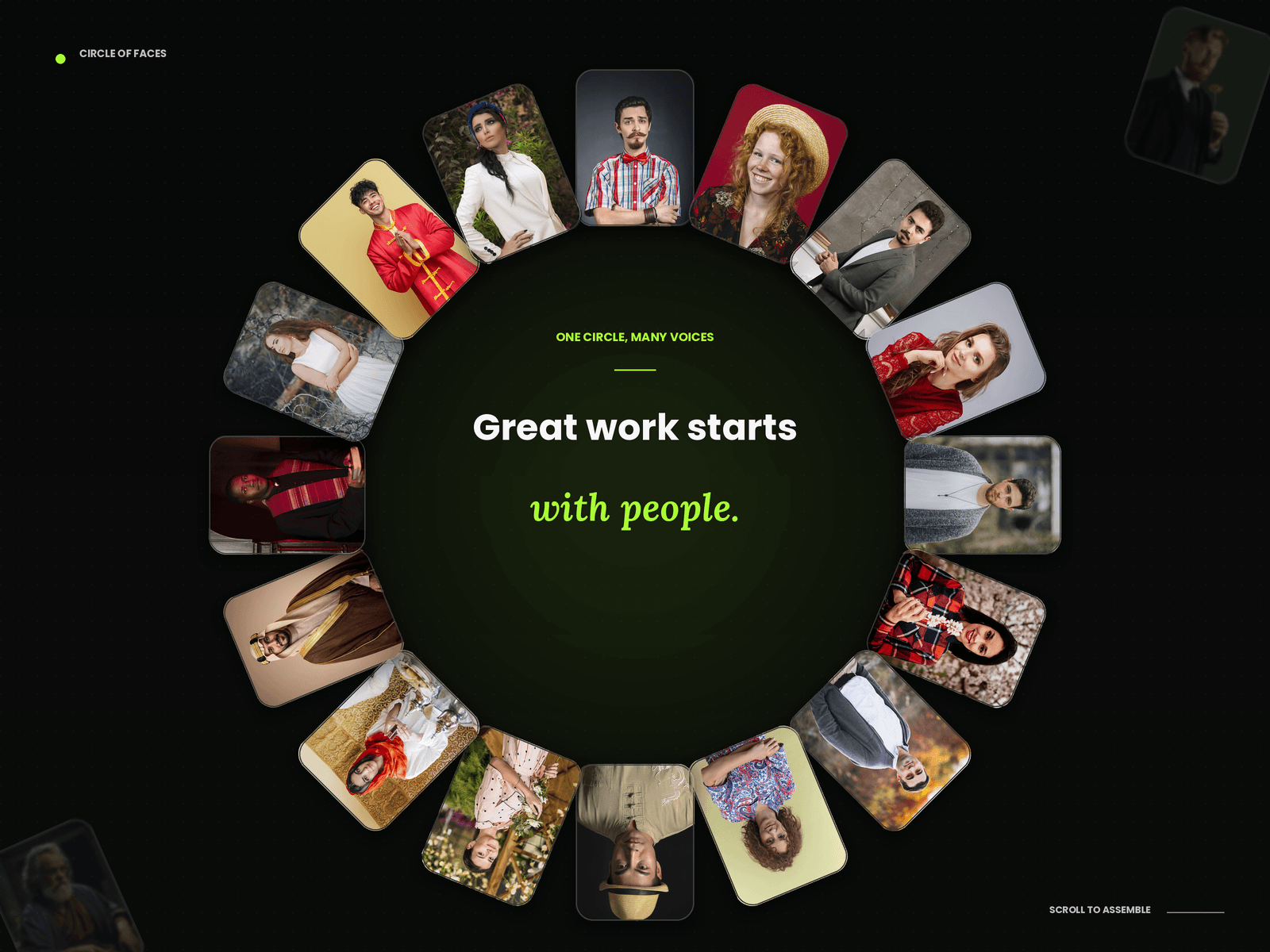 Circle of Faces