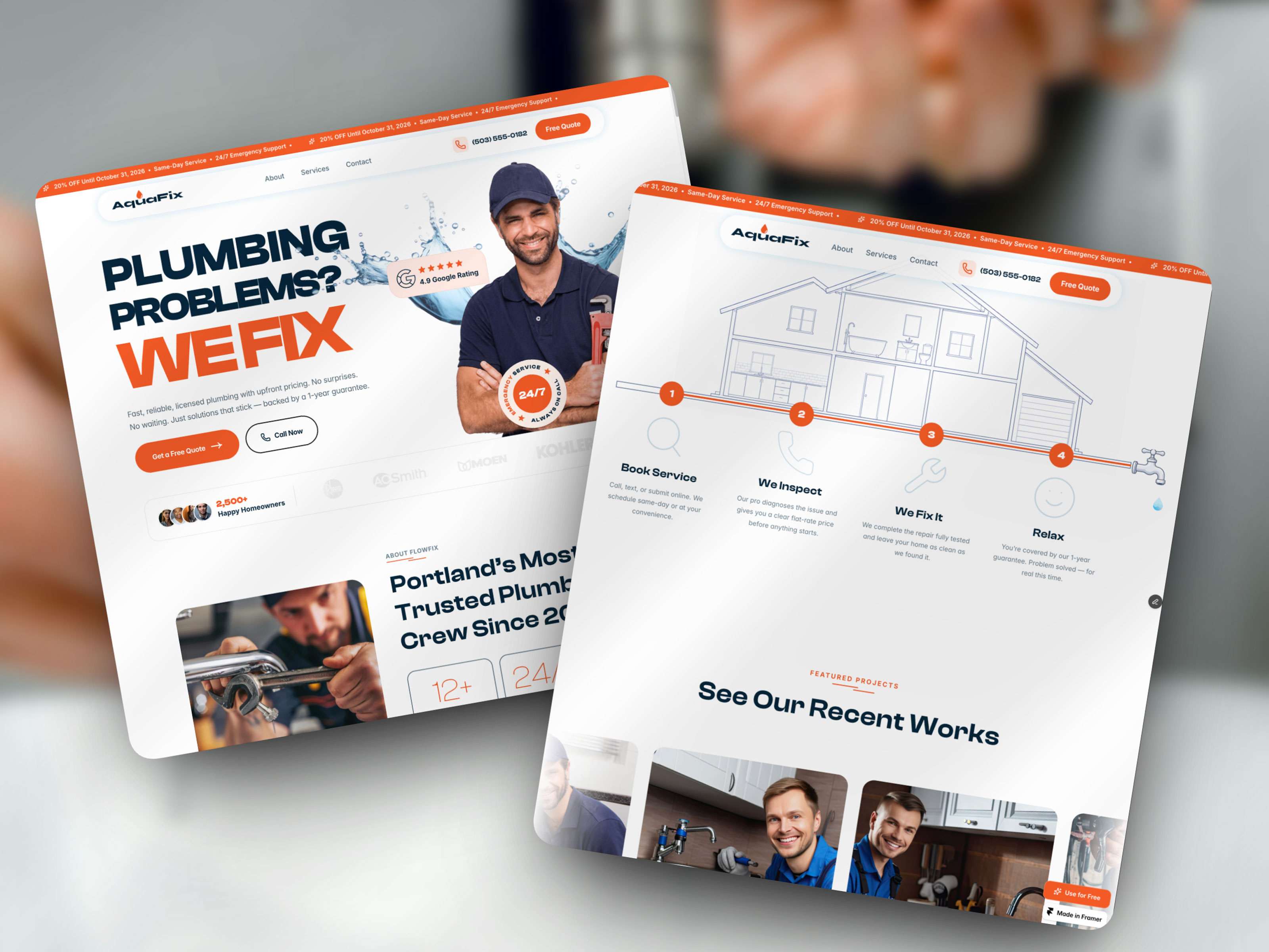 AquaFix — Plumbing