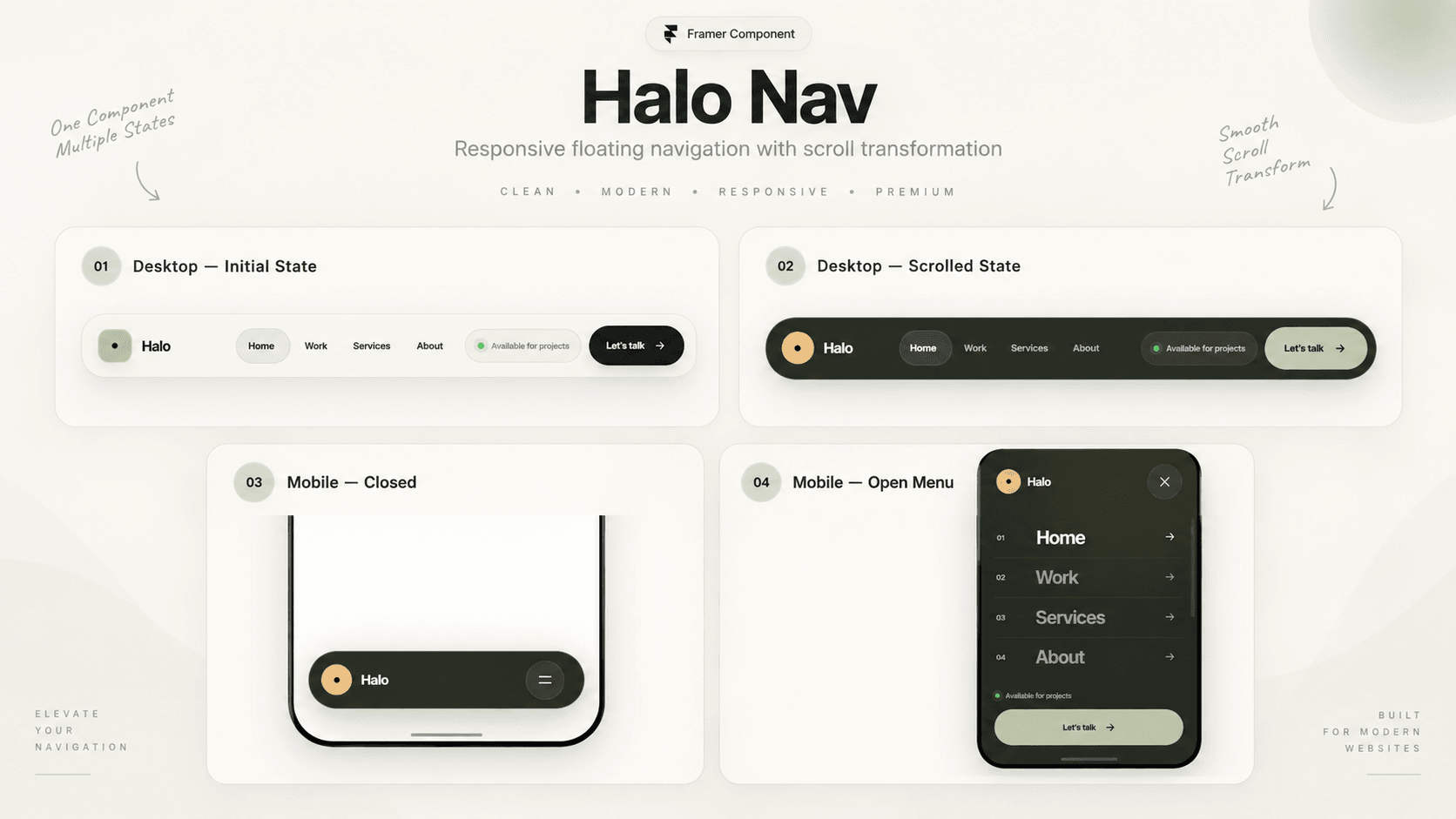 Halo NavBar