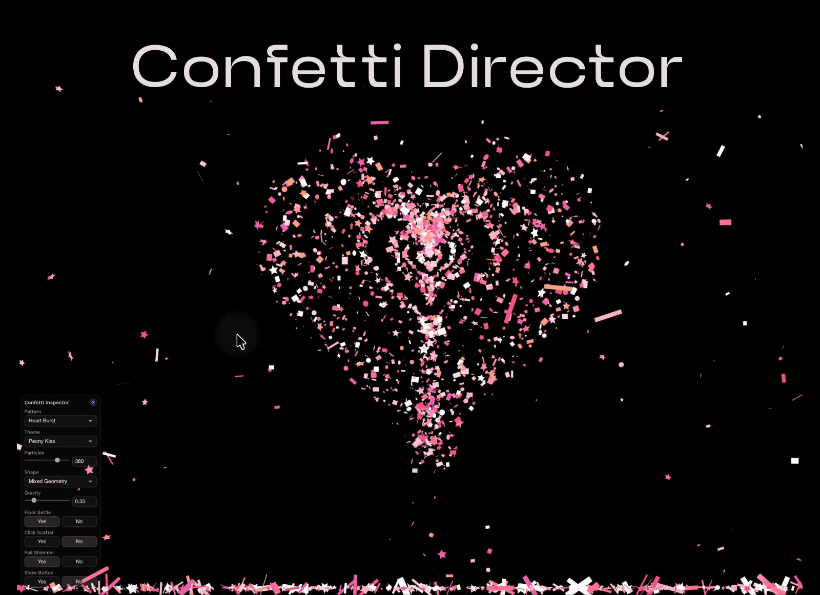 Confetti Director