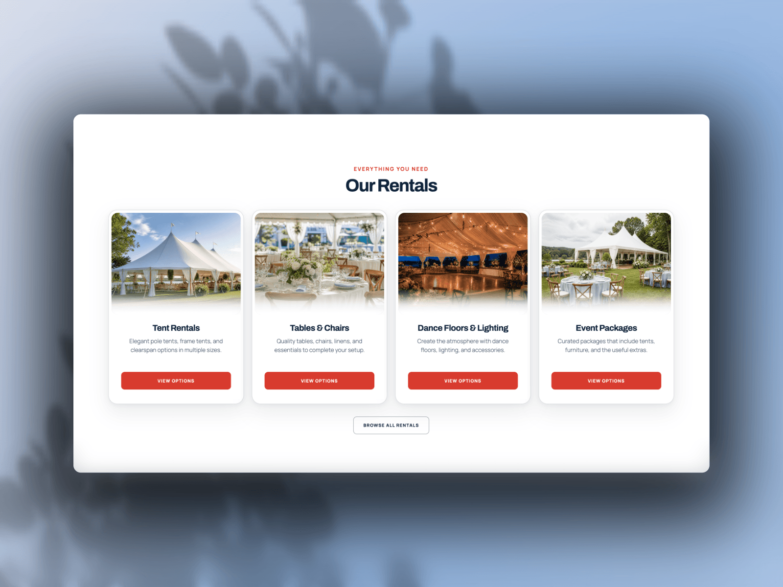 Tent Rental