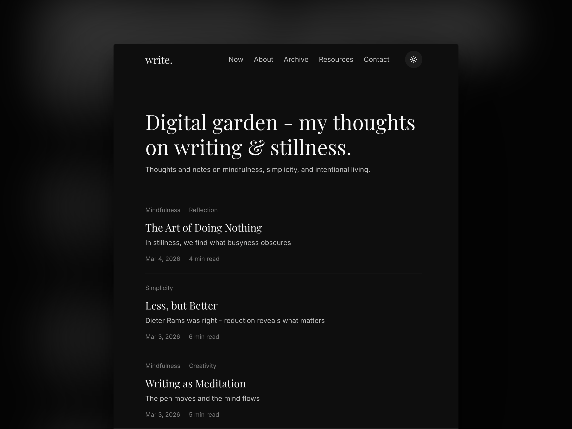 Write