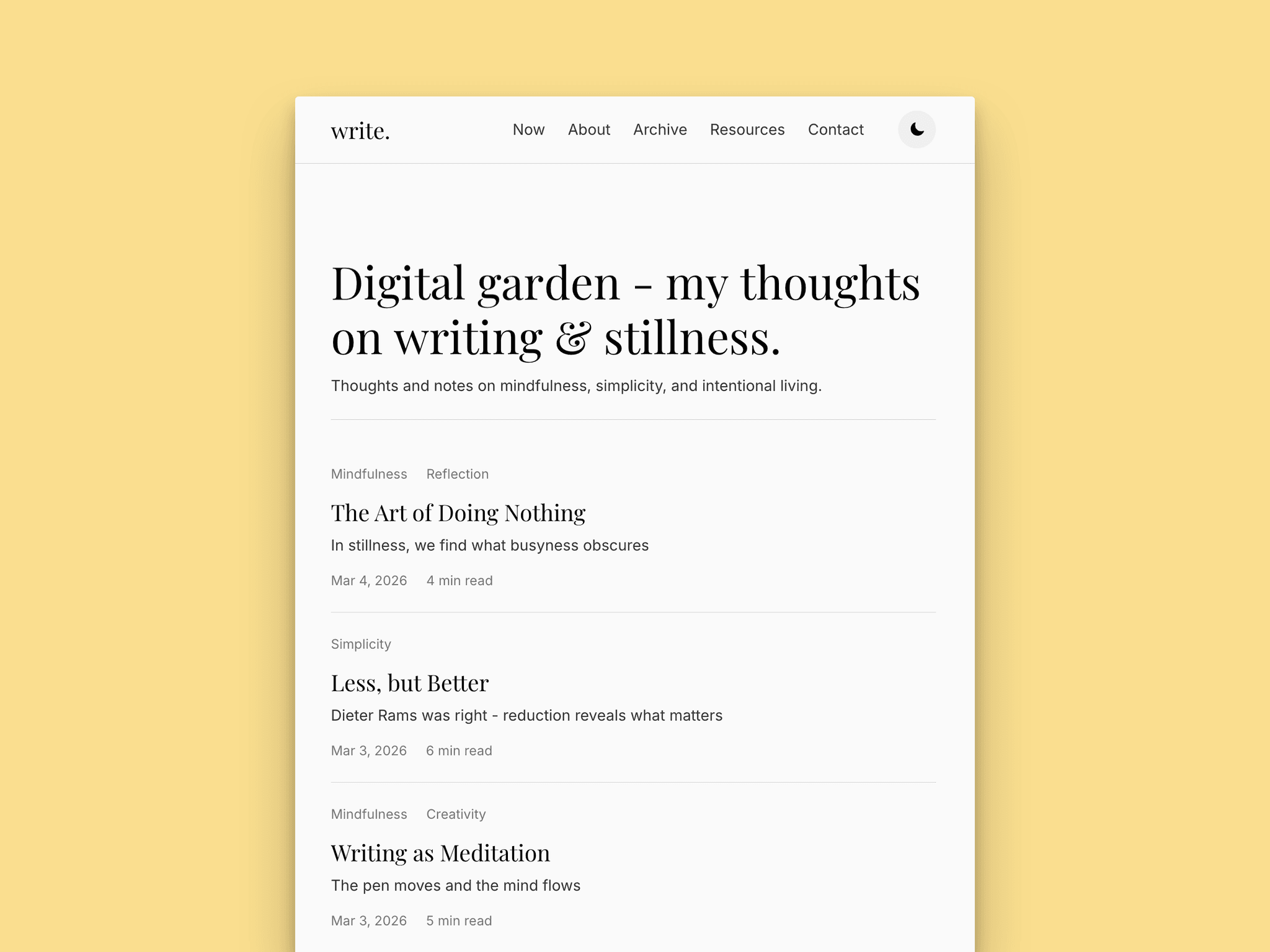 Write