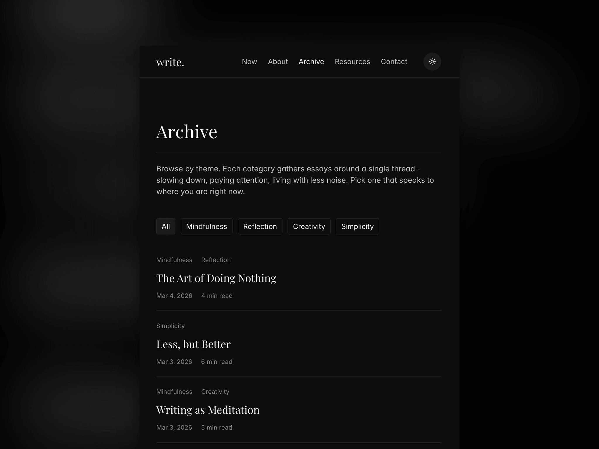 Write