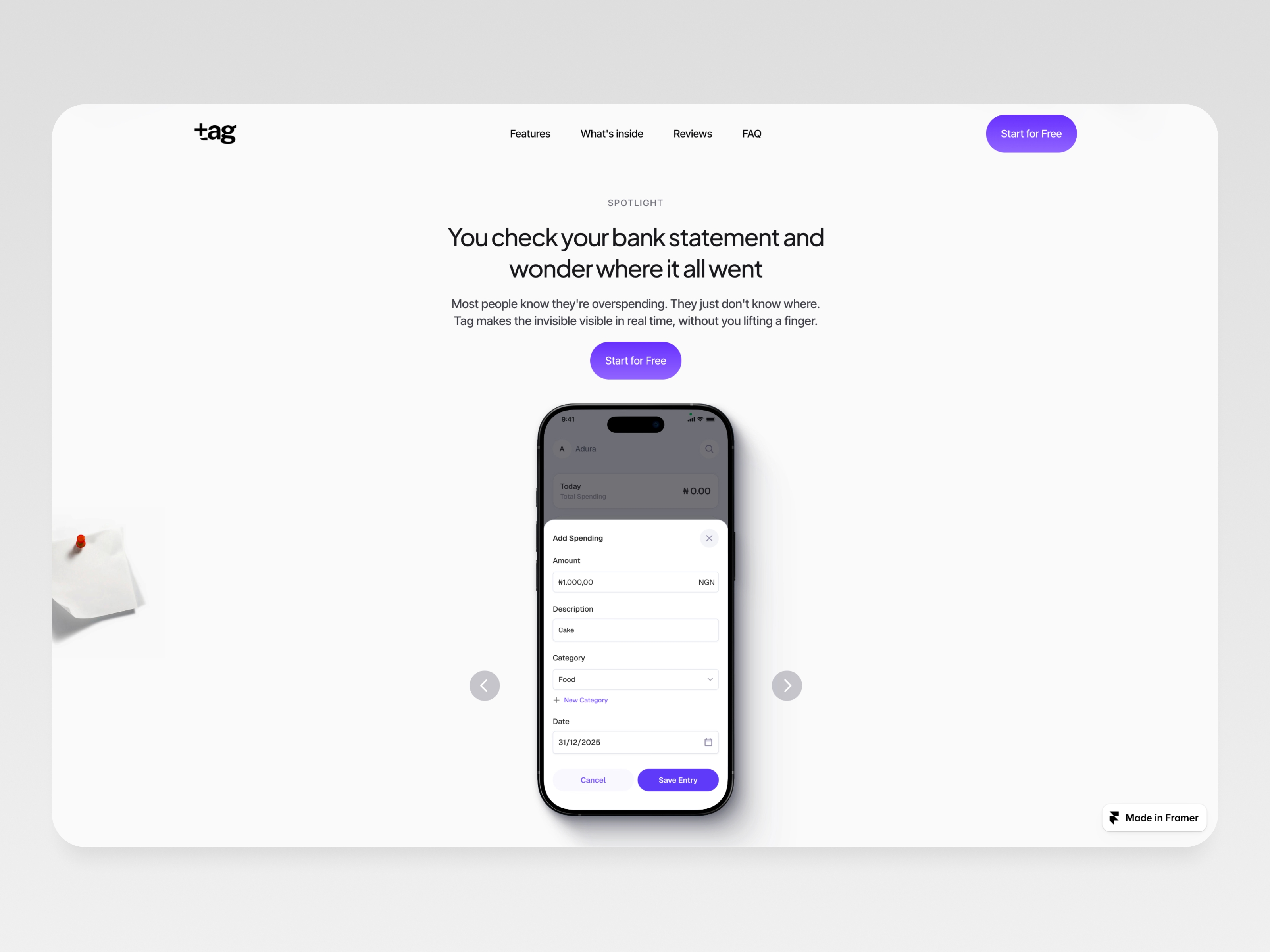 Tag - Record Keeping