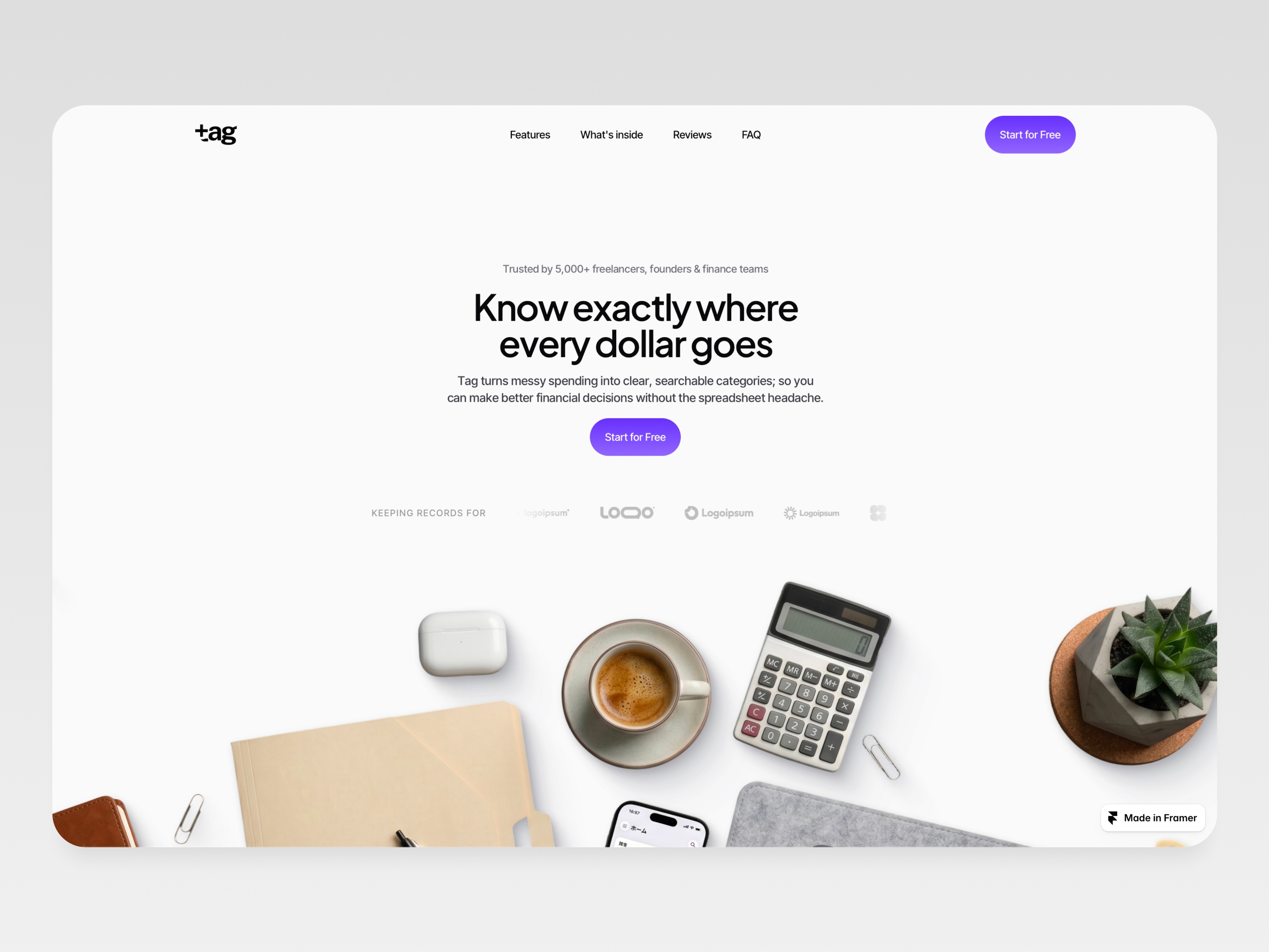 Tag - Record Keeping