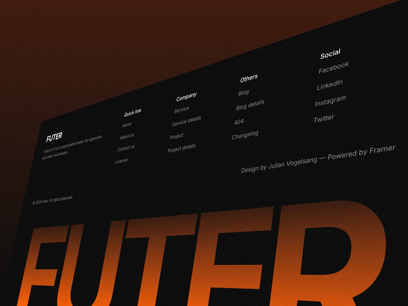 Footer - Futer