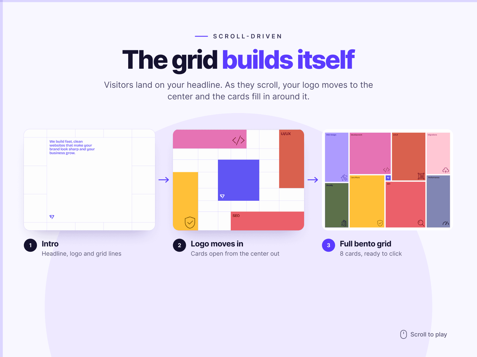 Animated Bento Grid