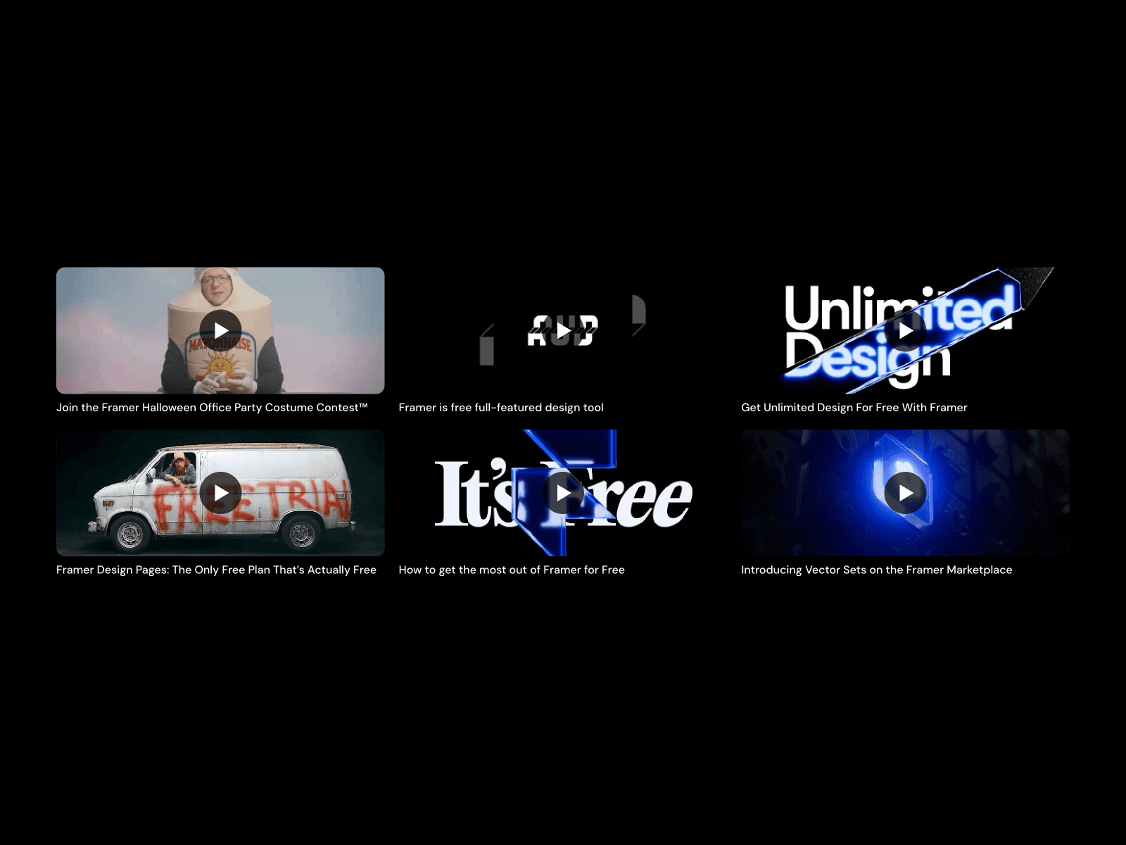 YouTube Feed Grid