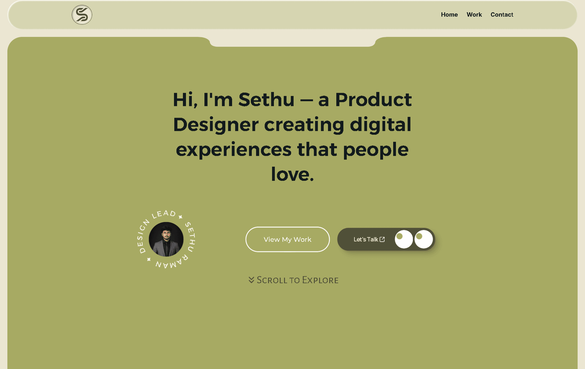 minimalist Porfolio