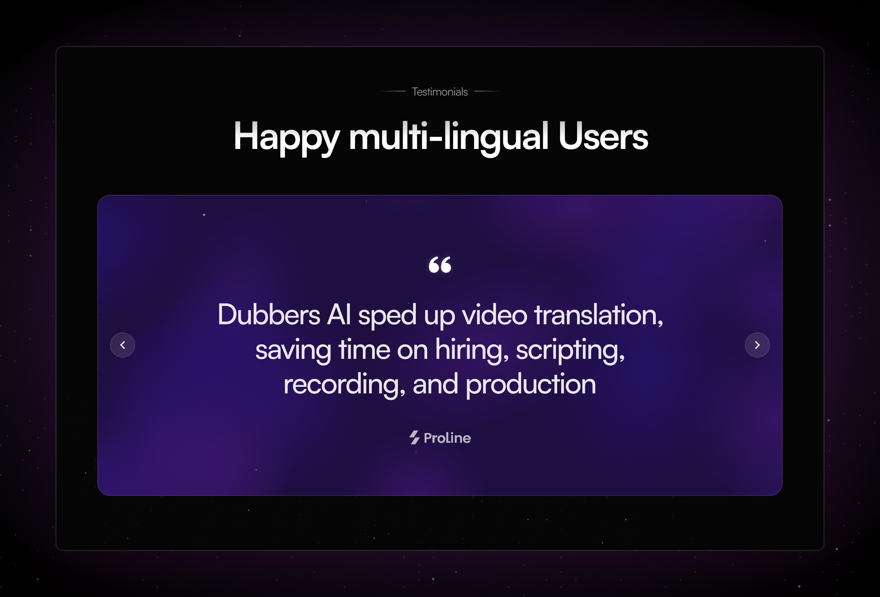 Screenshot 4 for DubberAI, a Framer Marketplace template by Adam Kowalski.