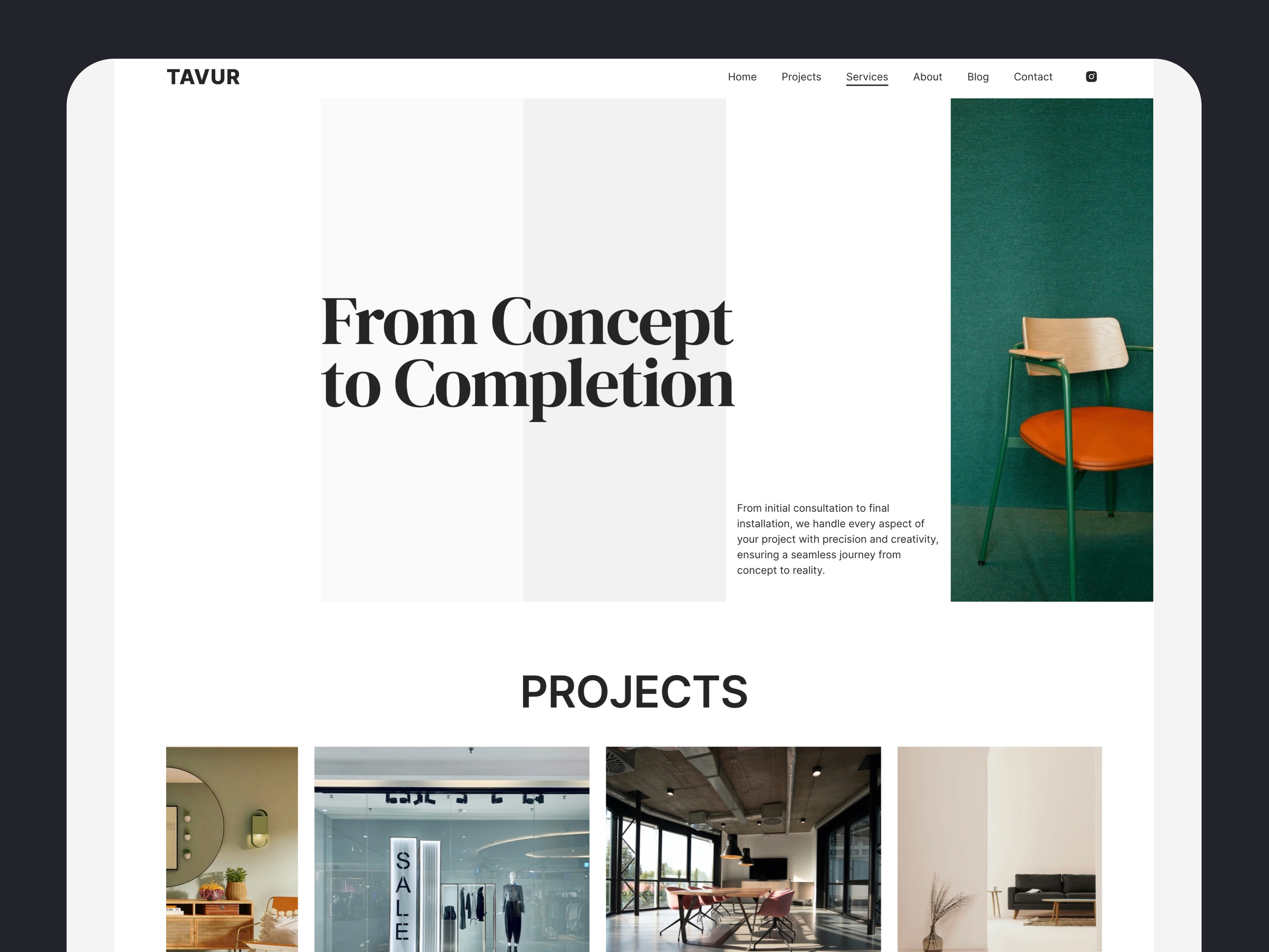 Screenshot 2 for Blueprint, a Framer Marketplace template by Blueprint.