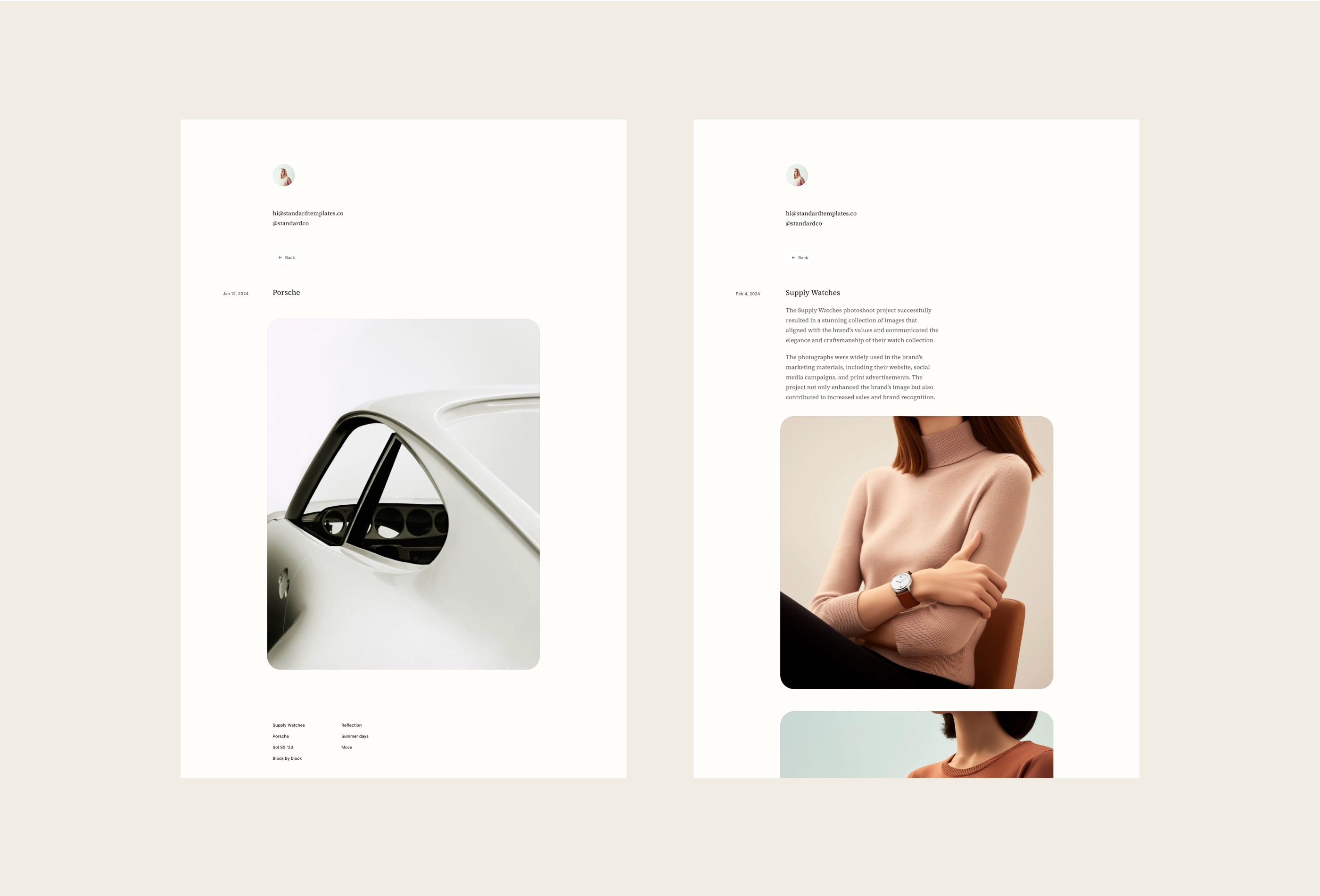 Thumbnail 2 for Std Bureau, a Framer Marketplace template by Standard Templates.