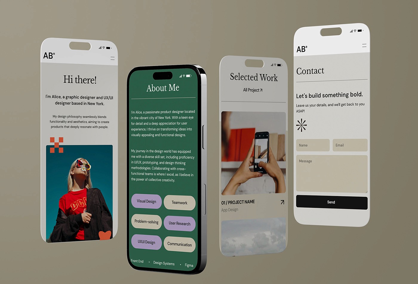 Screenshot 4 for AB Studio, a Framer Marketplace template by lnlstudios.