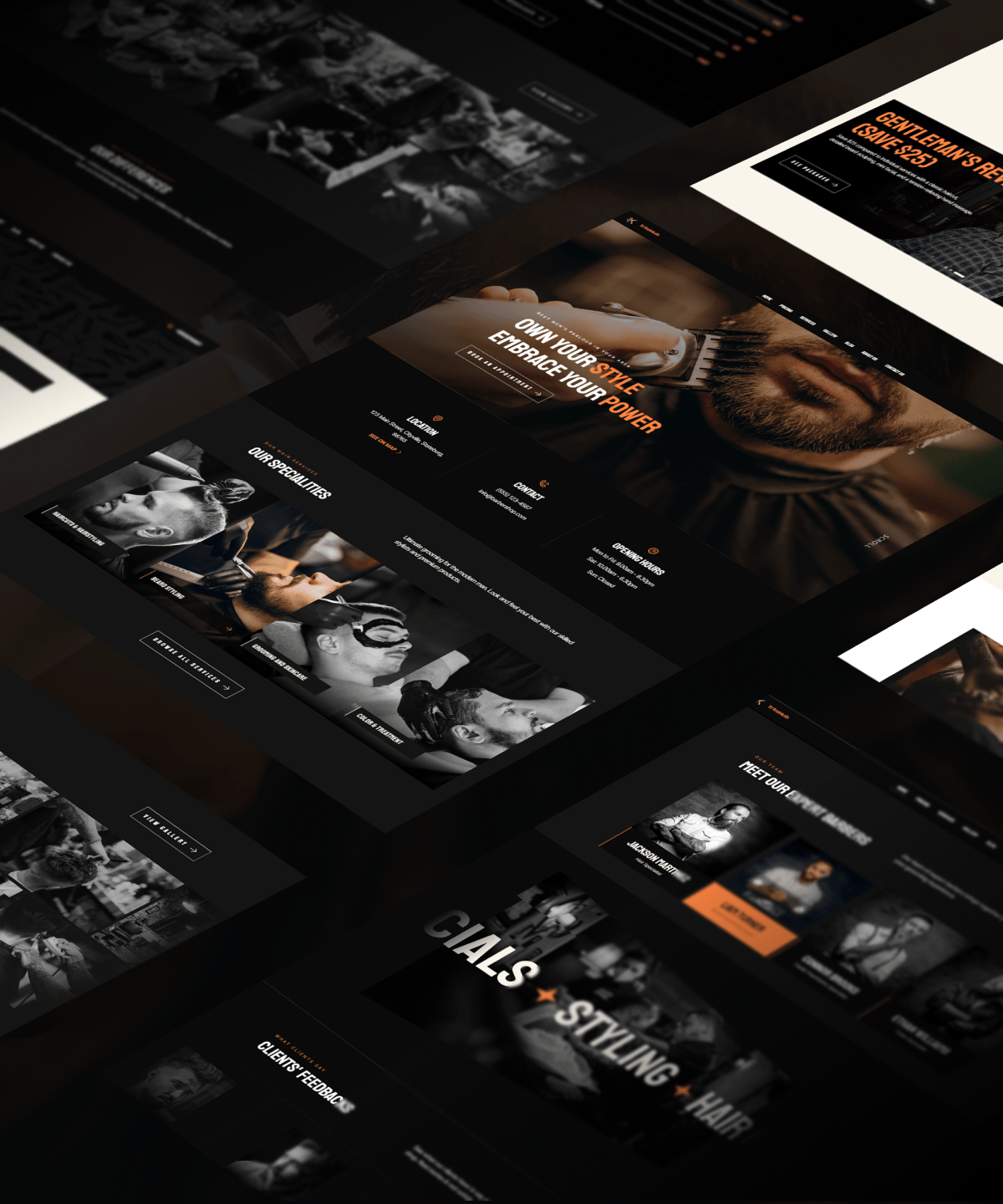 Thumbnail 1 for Barber , a Framer Marketplace template by Real Mehedi.