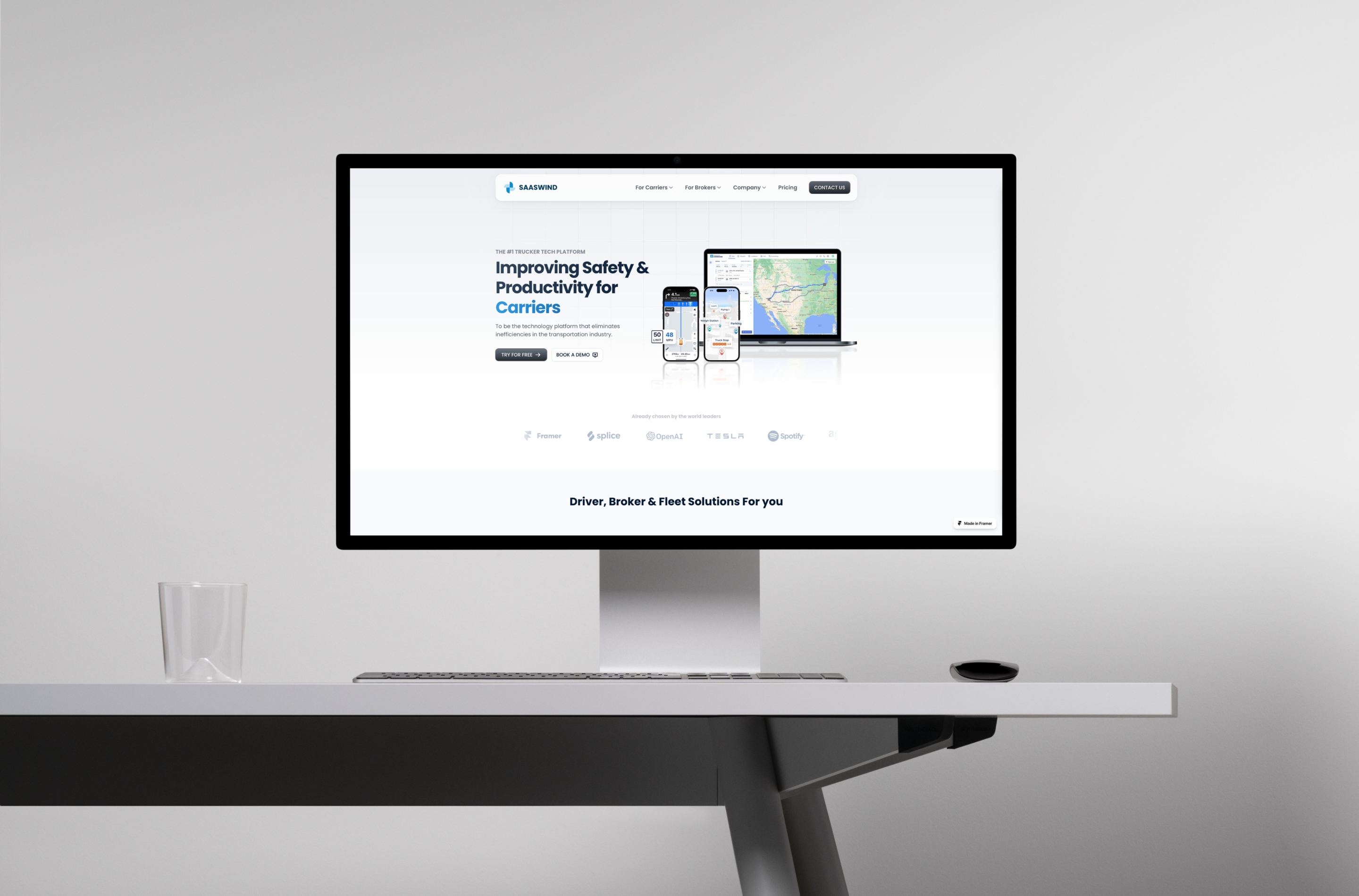 Screenshot 2 for Soft Wind, a Framer Marketplace template by Chi Boyce.