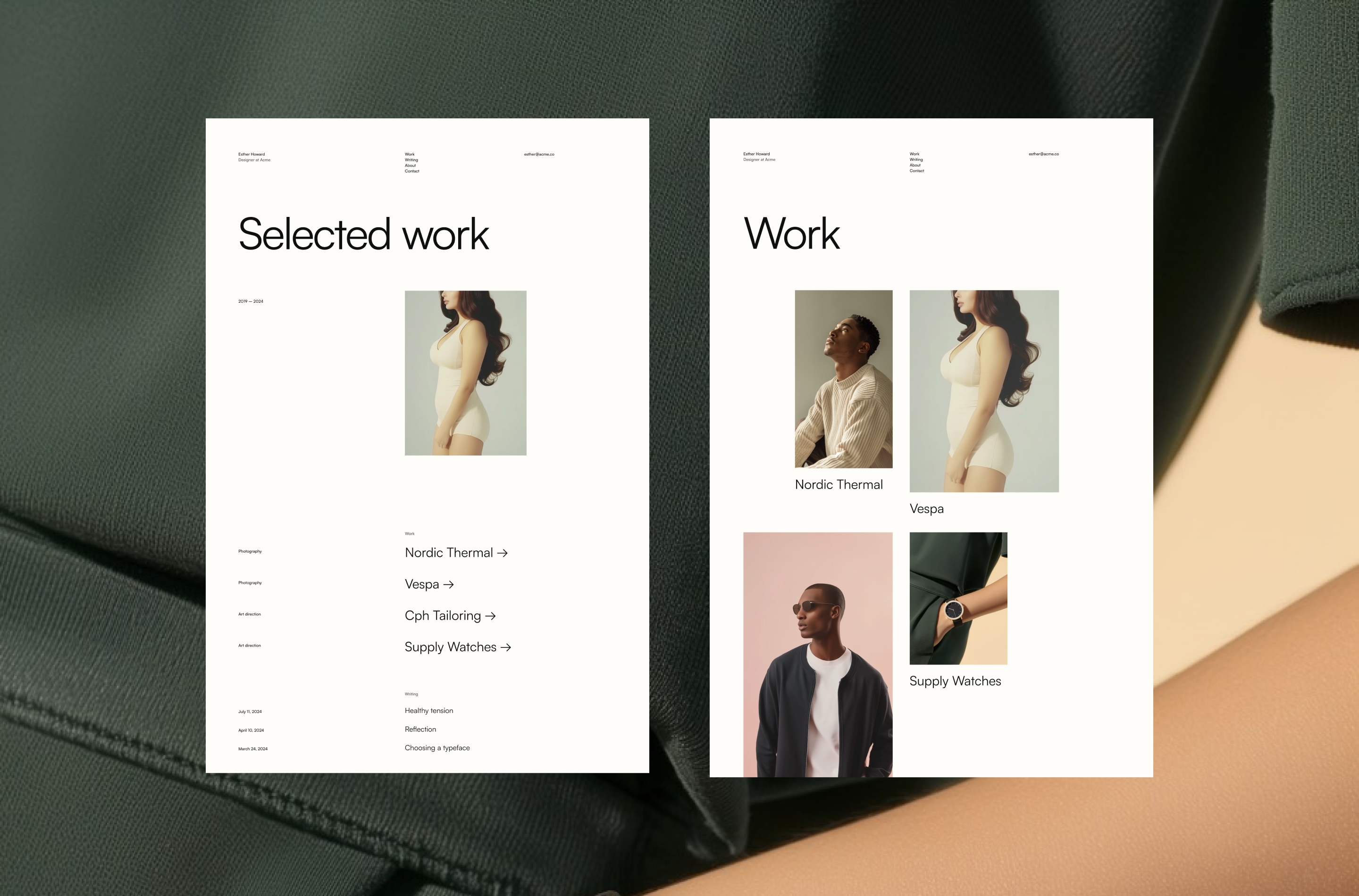 Screenshot 2 for Std Baseline, a Framer Marketplace template by Standard Templates.
