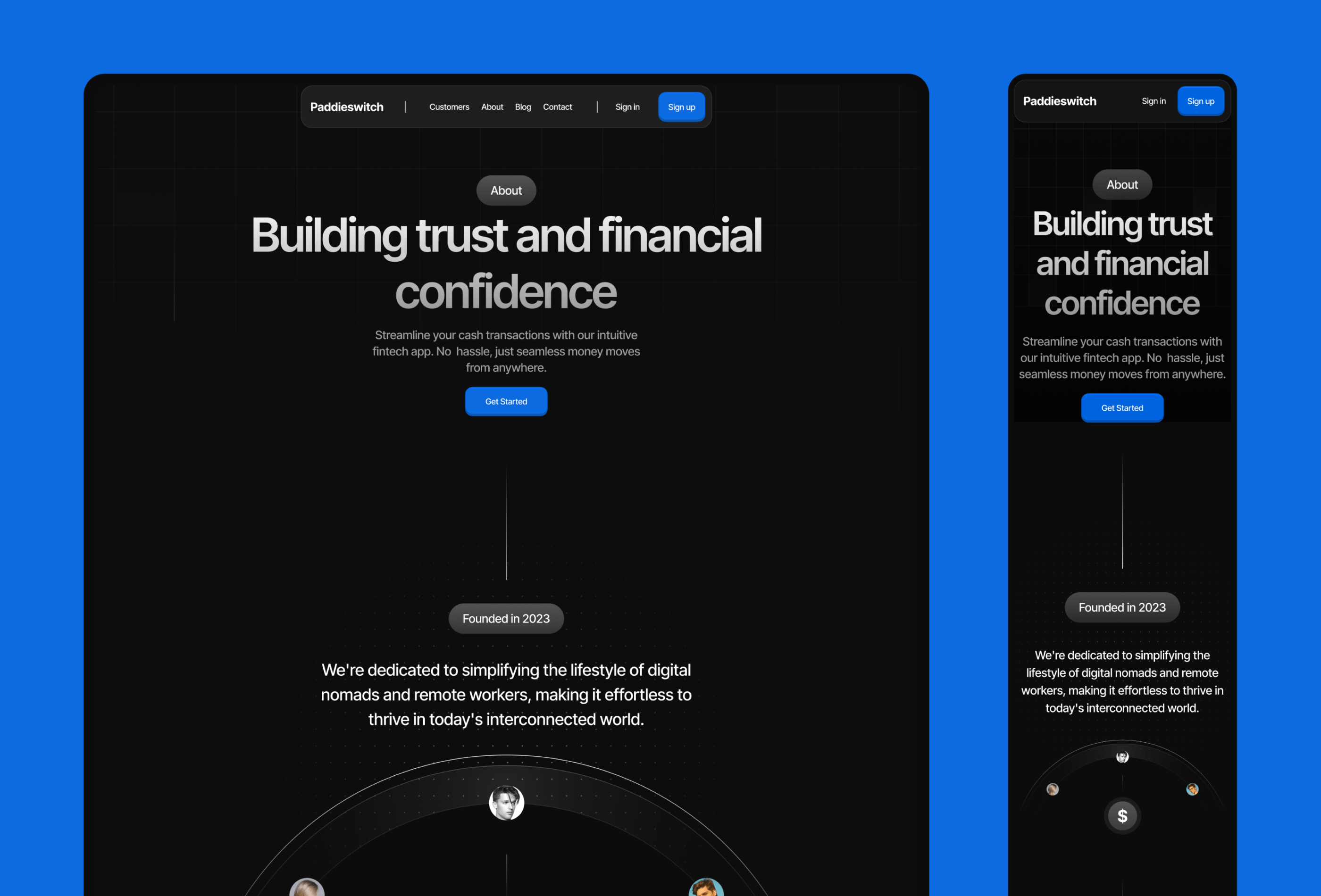 Thumbnail 2 for Reimagine, a Framer Marketplace template by Ozenua Oluwatobi.