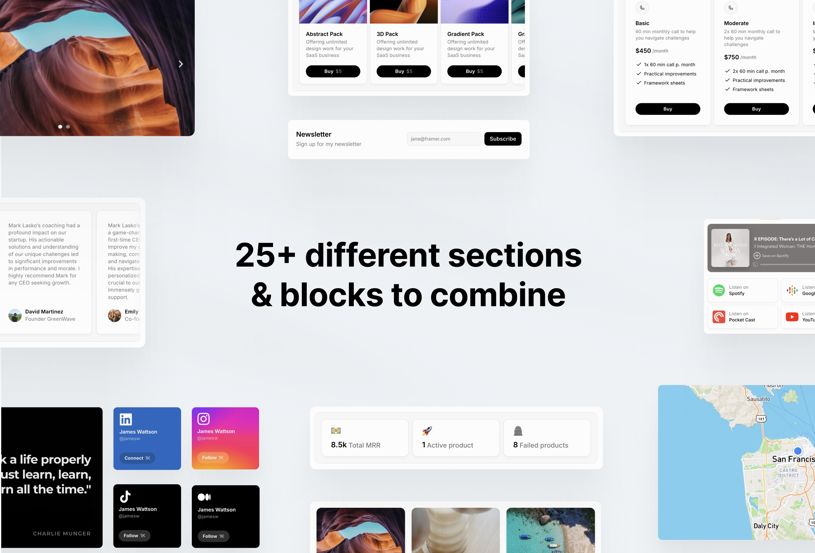 Screenshot 4 for Linkee, a Framer Marketplace template by Pixelpal Supply.